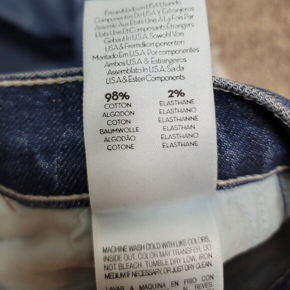 MOTHER Blue Distressed Flare Jeans - Picture 6 of 12